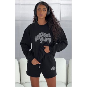 Studio Sweater - Black/Charcoal