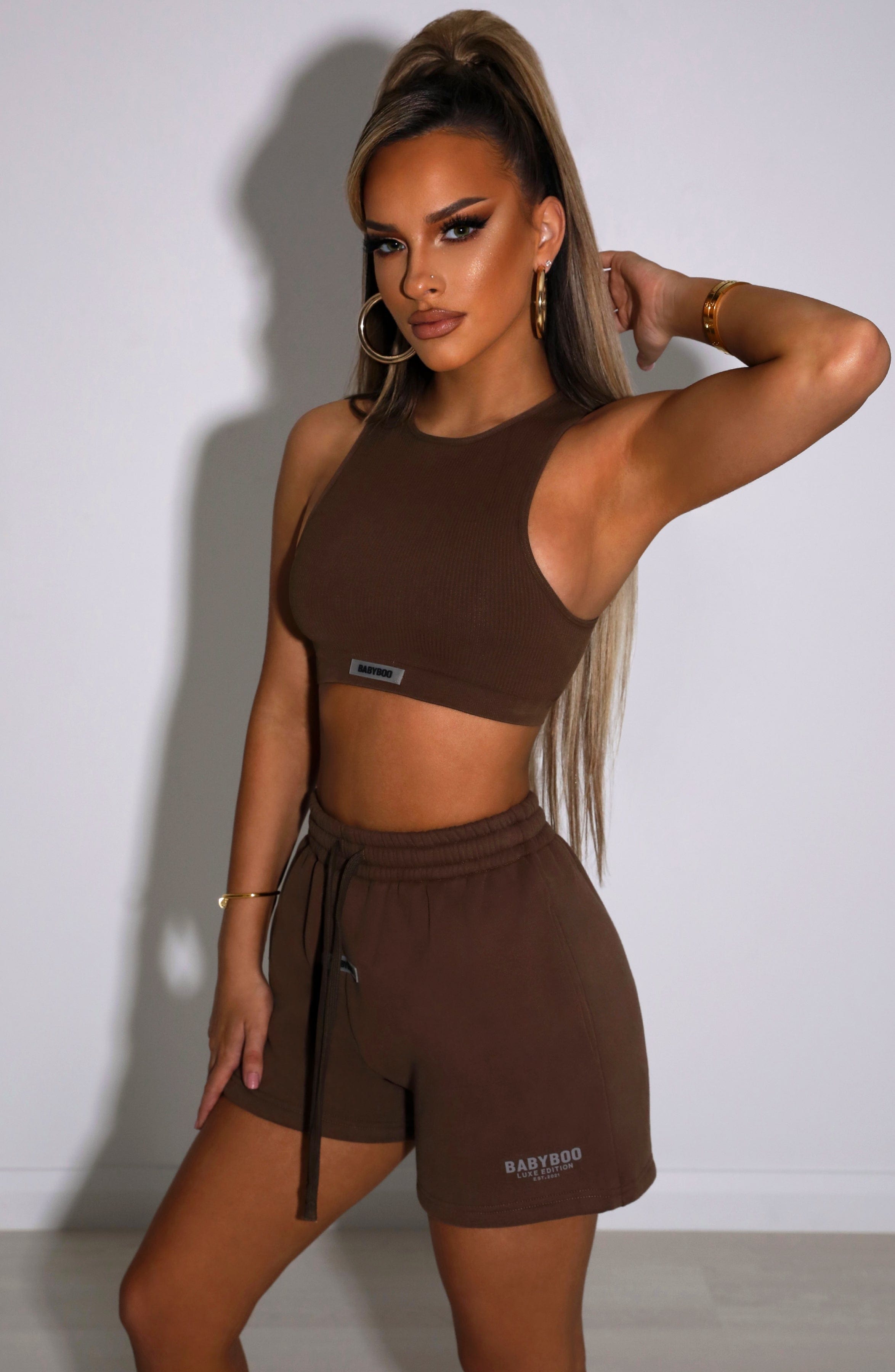Cora Luxe Shorts - Chocolate Cora Luxe Shorts - Chocolate
