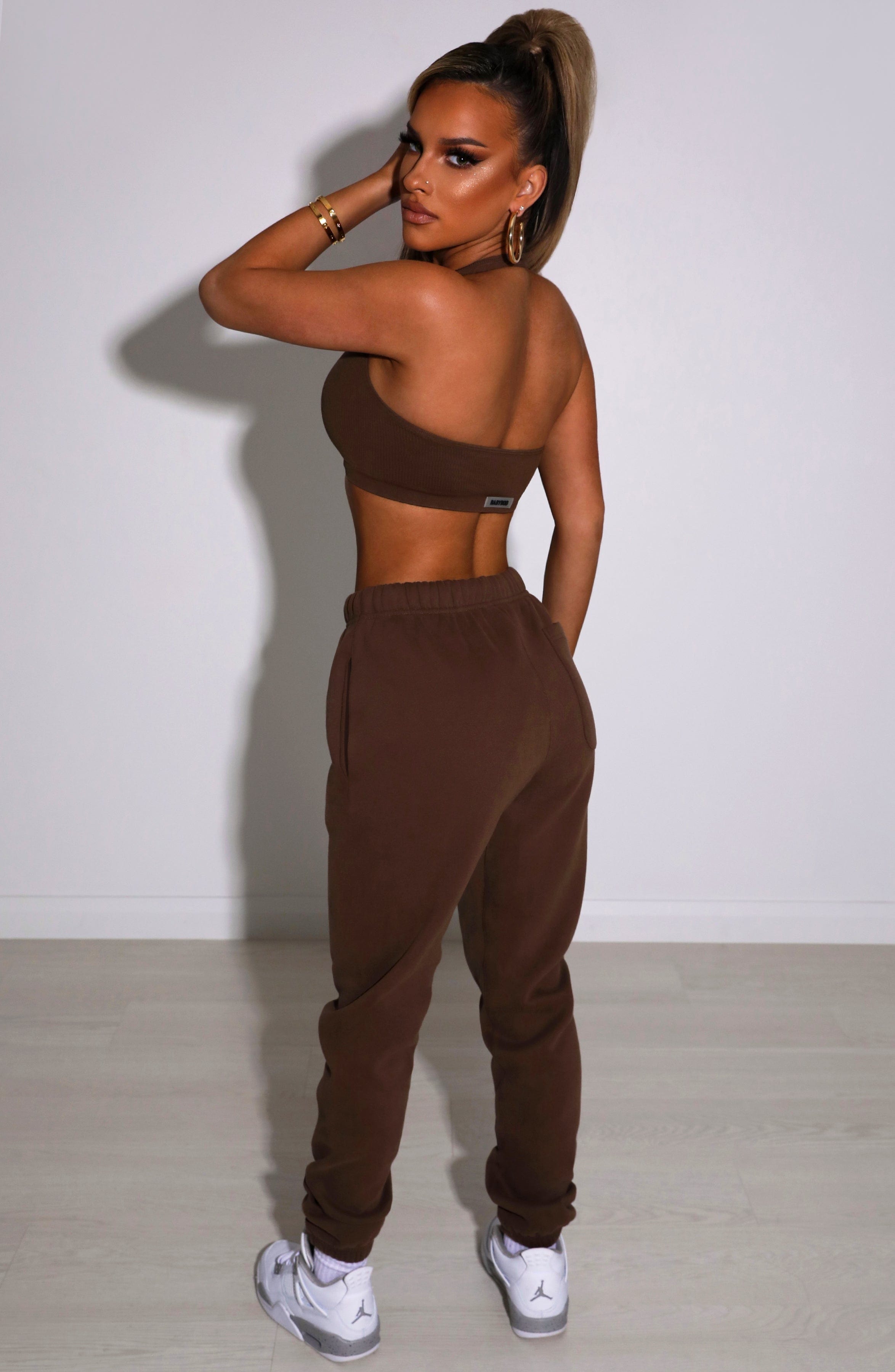 Ivy Luxe Trackpant - Chocolate Ivy Luxe Trackpant - Chocolate