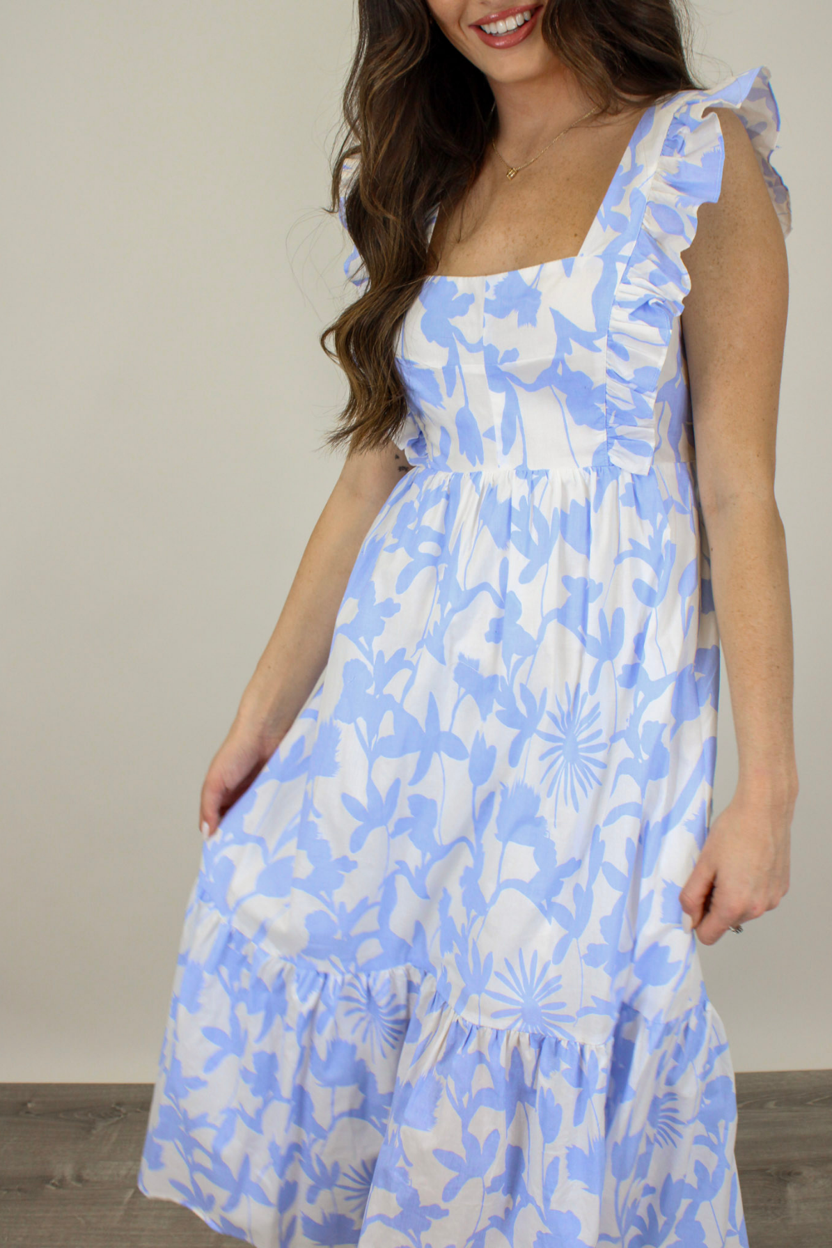 Blue Skies Ahead Midi Dress Blue Skies Ahead Midi Dress