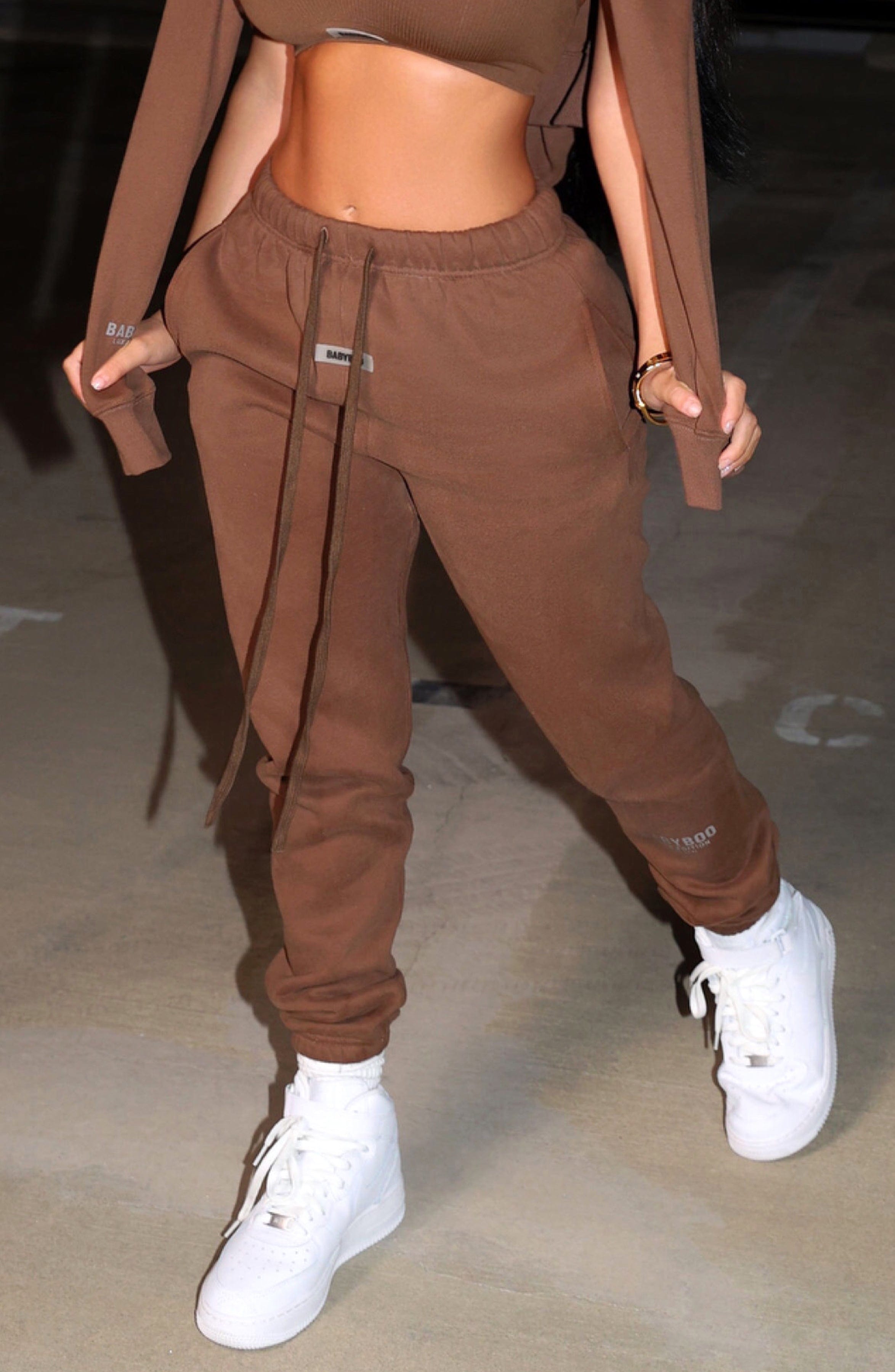 Ivy Luxe Trackpant - Chocolate Ivy Luxe Trackpant - Chocolate