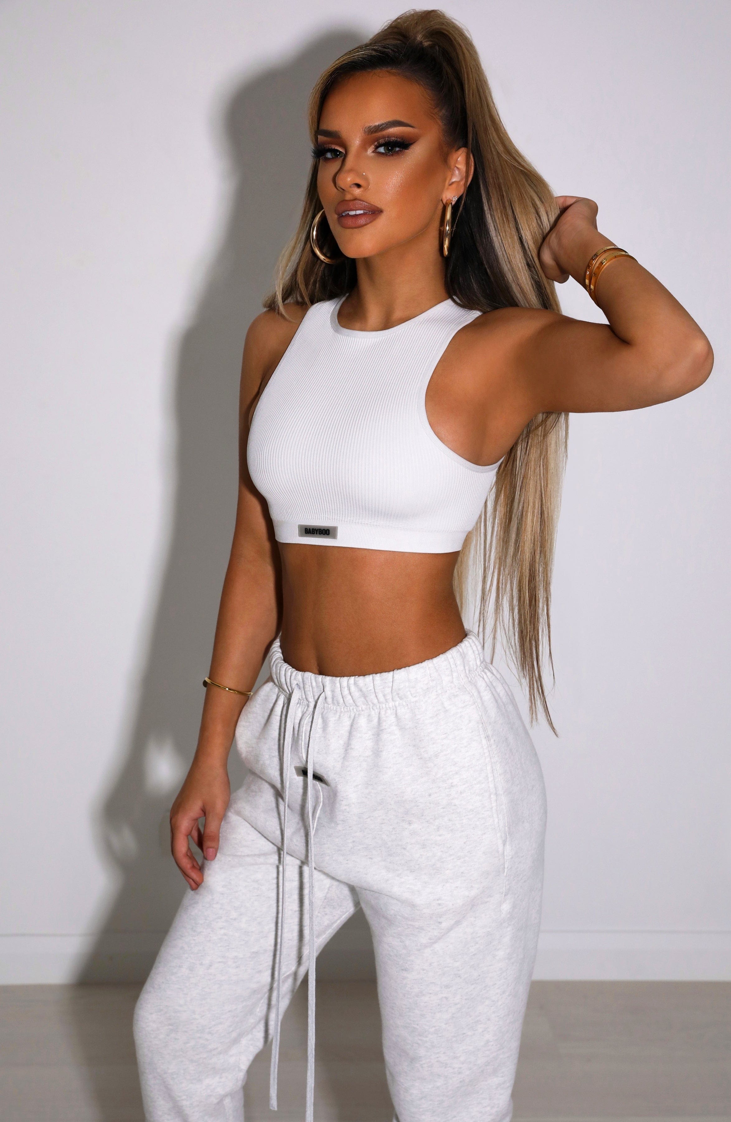 Jae Luxe Crop - Grey Jae Luxe Crop - Grey