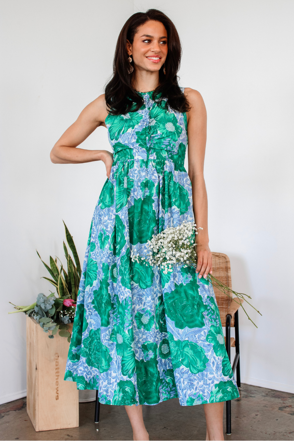 My Love Grows Floral Midi Dress My Love Grows Floral Midi Dress