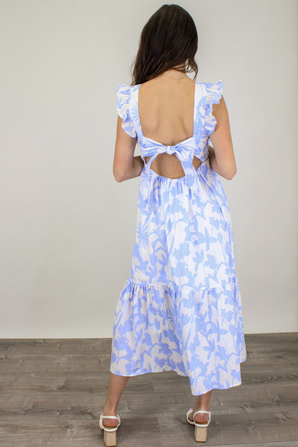 Blue Skies Ahead Midi Dress Blue Skies Ahead Midi Dress