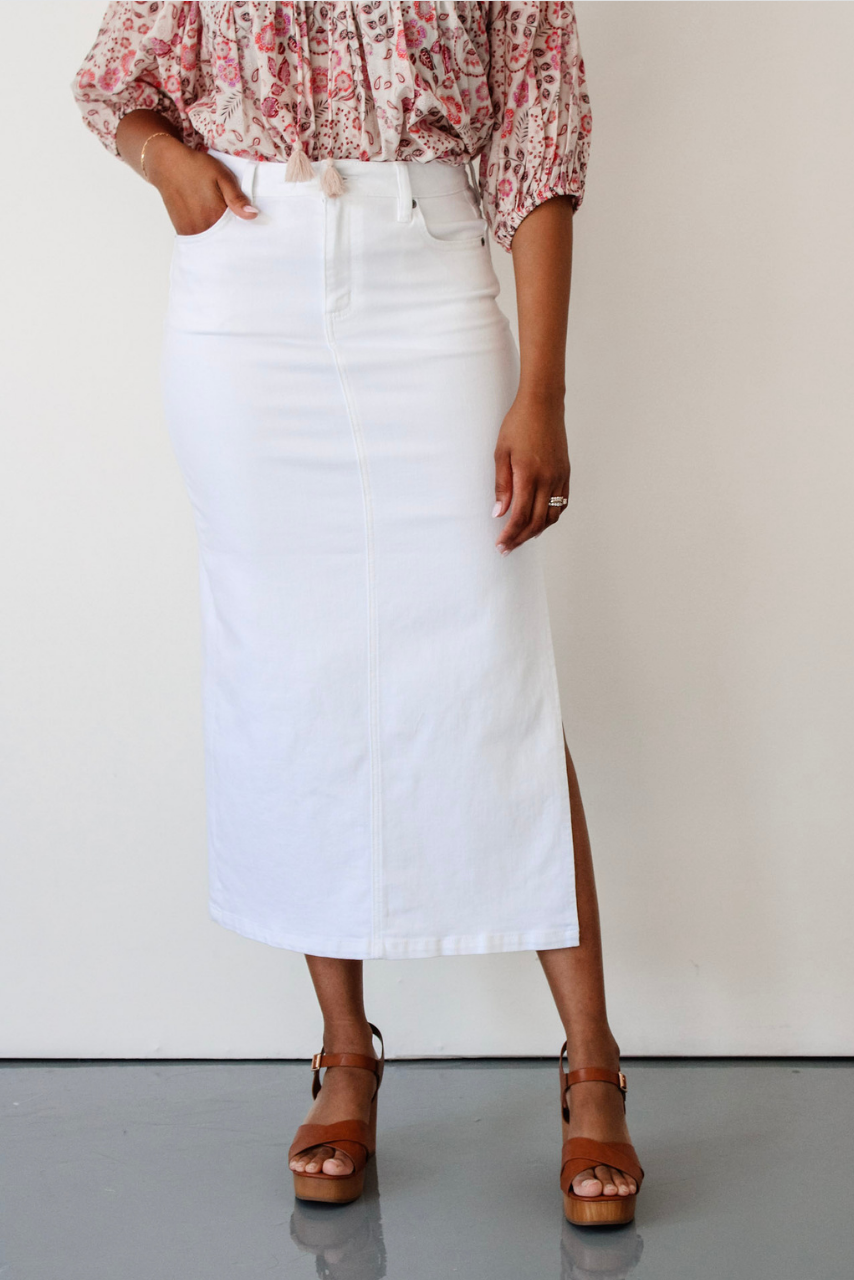 Countryside Denim Midi Skirt Countryside Denim Midi Skirt