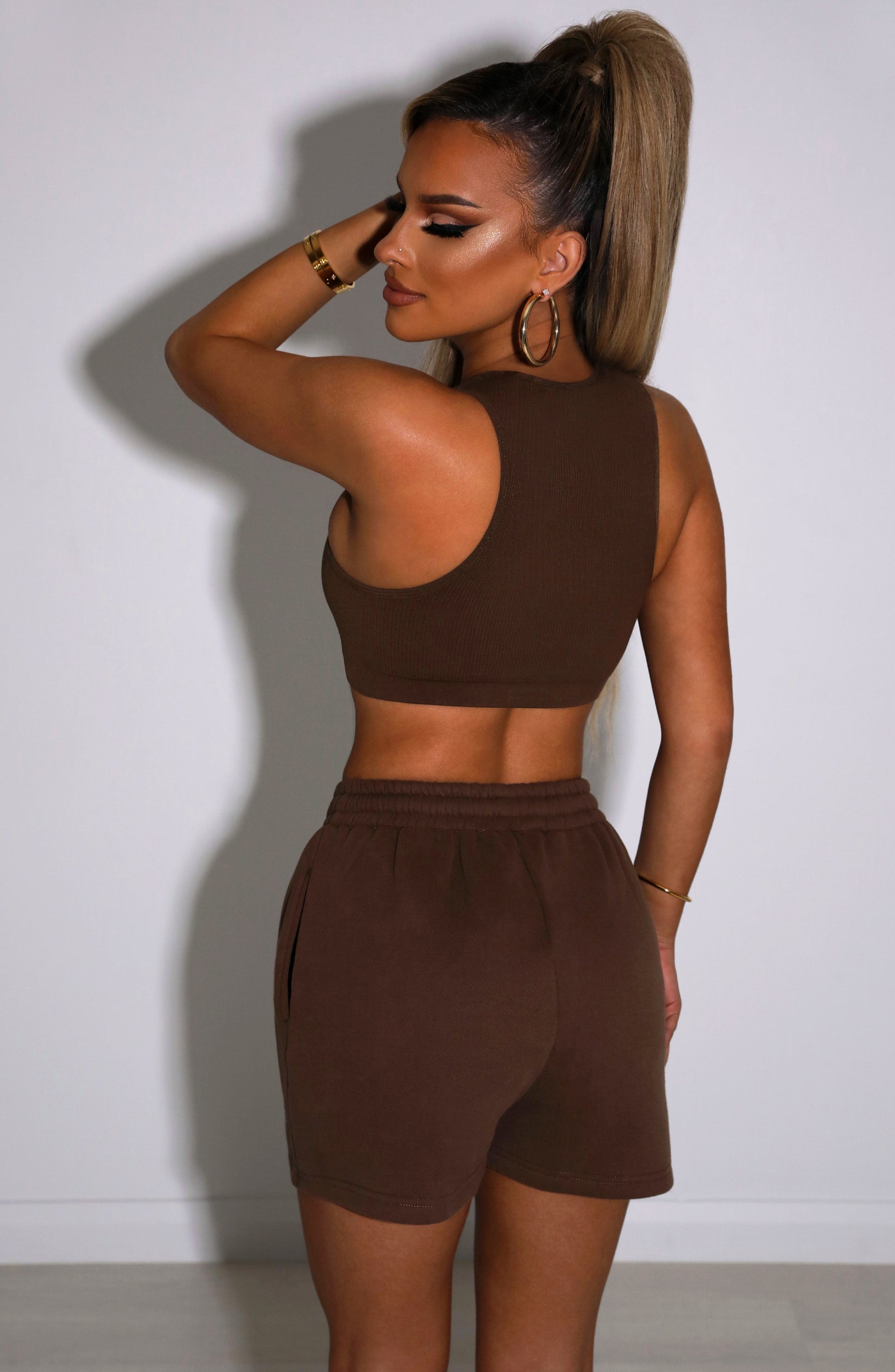 Cora Luxe Shorts - Chocolate Cora Luxe Shorts - Chocolate