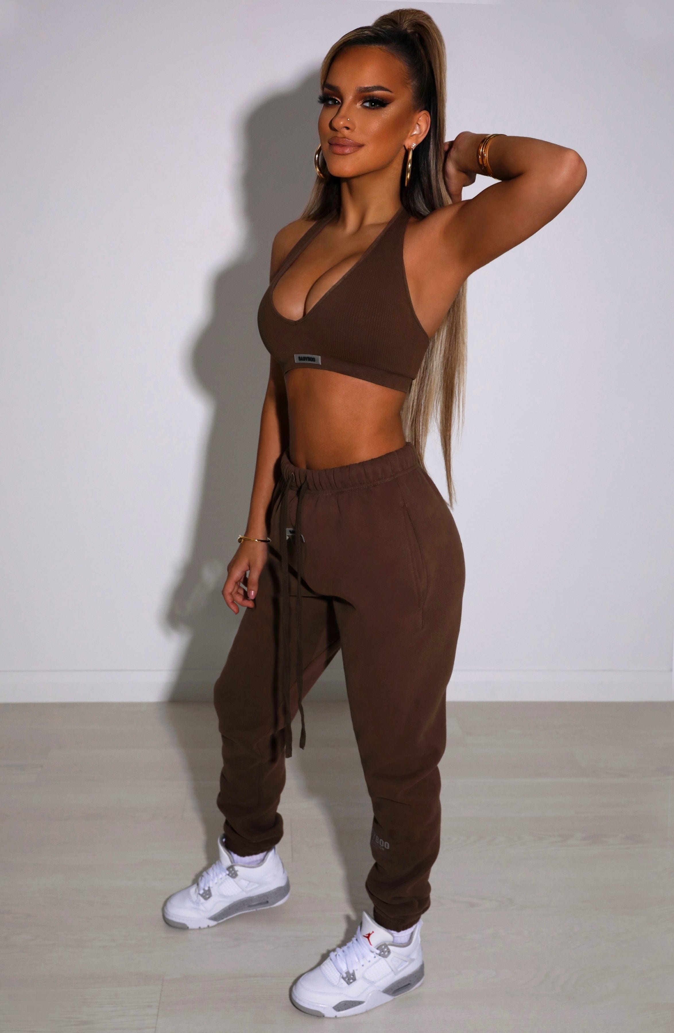 Ivy Luxe Trackpant - Chocolate Ivy Luxe Trackpant - Chocolate