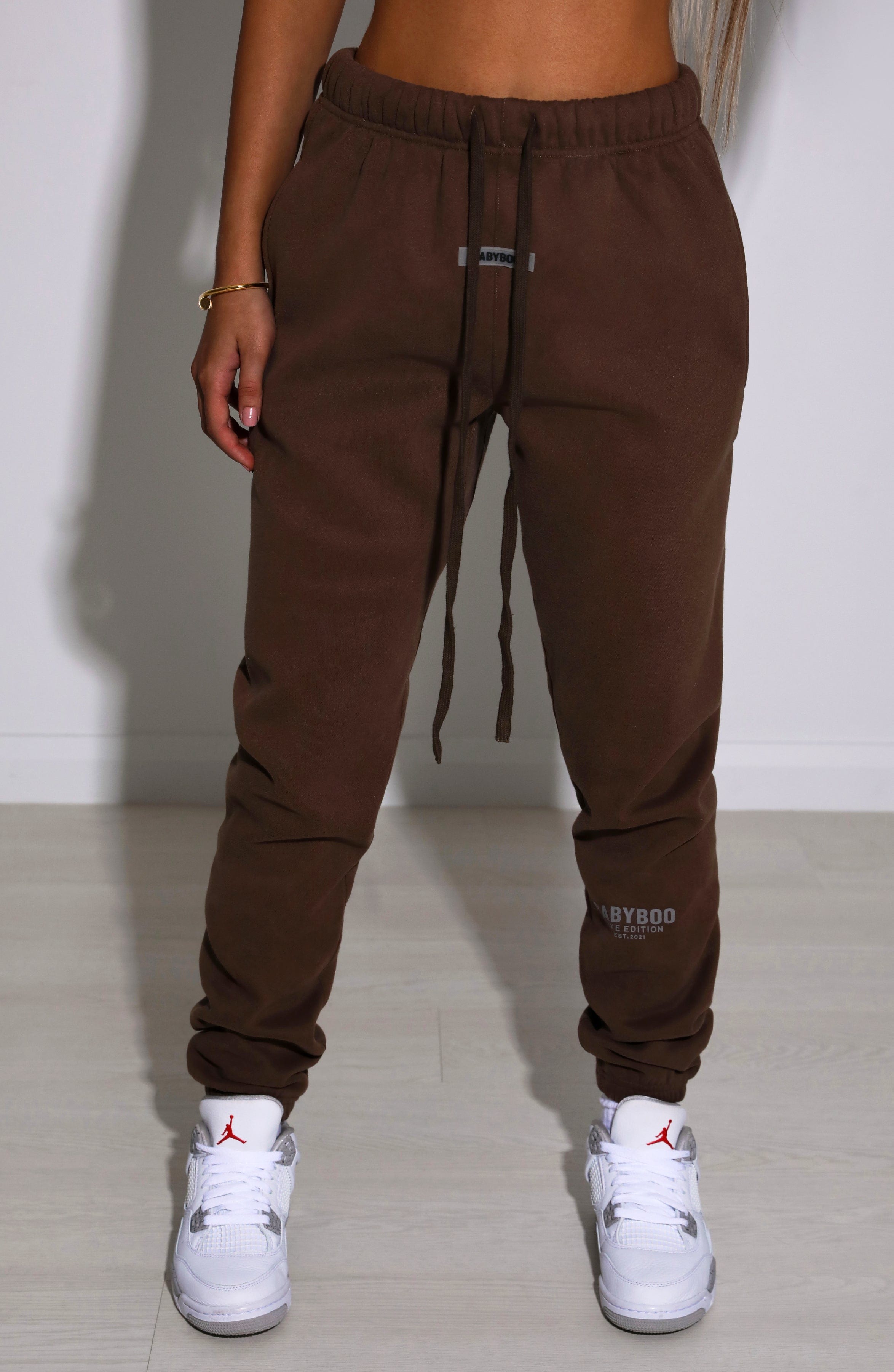 Ivy Luxe Trackpant - Chocolate Ivy Luxe Trackpant - Chocolate