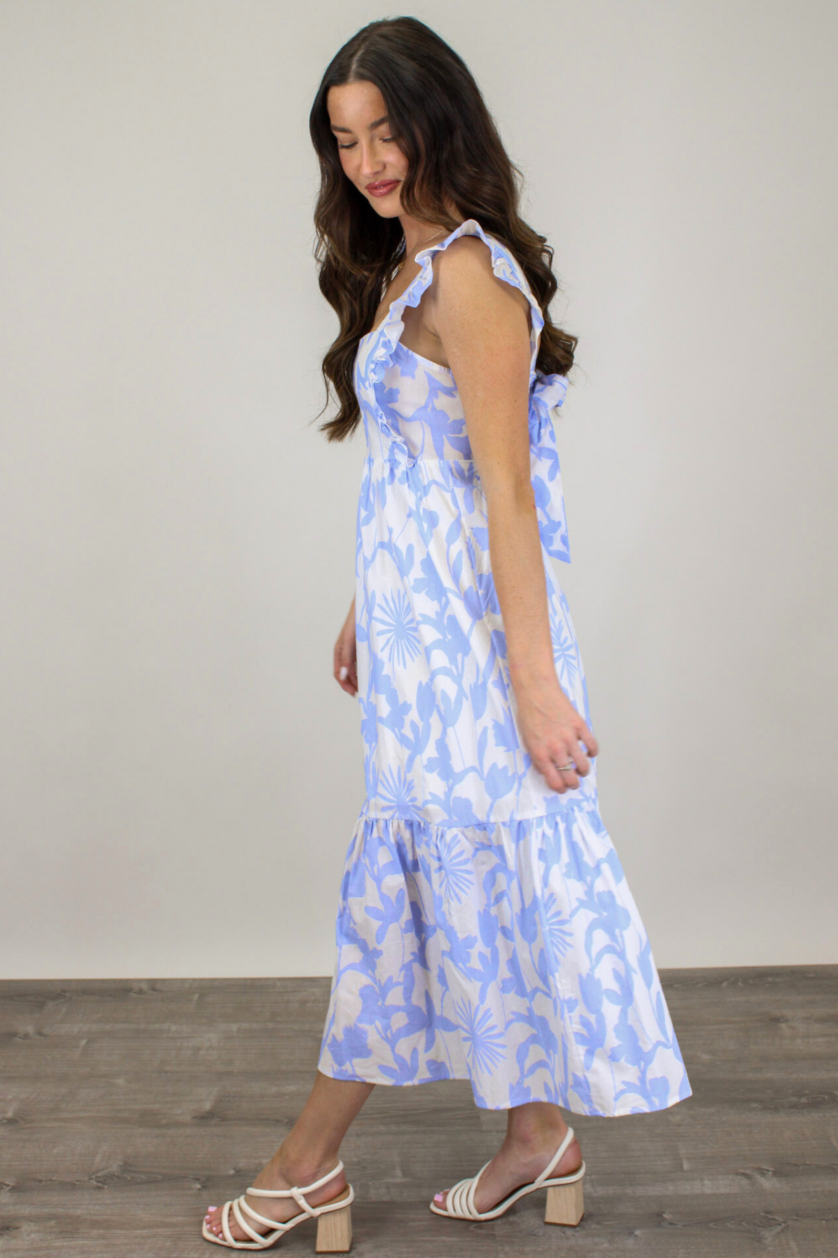 Blue Skies Ahead Midi Dress Blue Skies Ahead Midi Dress